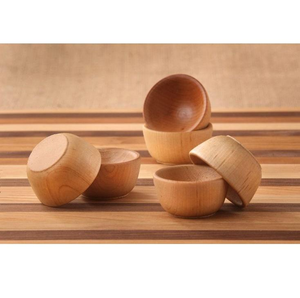 Tazón de ensalada de madera artesanal de primera calidad para frutas, pasta, aperitivos, estilo rústico, decorativo para cocina de granja. - Product Image 2
