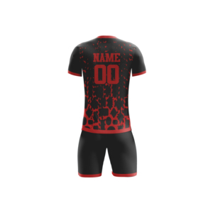 Unisex <b>Soccer</b> Kit 100% Polyester Sublimated Short Sleeve Breathable Moisture Wicking Custom Wholesale - Product Image 2