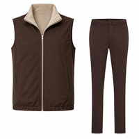 Survêtement homme slim fit uni personnalisé |   Vêtements à Marque Privée OEM avec Tissu Extensible 4 Directions