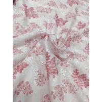 Tissu en Polycoton Brodé Schiffli Écologique à Séchage Rapide, Fourniture Directe Usine, Idéal pour Robes, Hauts et Kurtis – Meilleure Offre Disponible