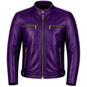 Chaqueta de motociclista de cuero vacuno genuino de primera calidad para motocross, carreras, ciclismo, conducción urbana, fabricante OEM ODM - Product Image 1