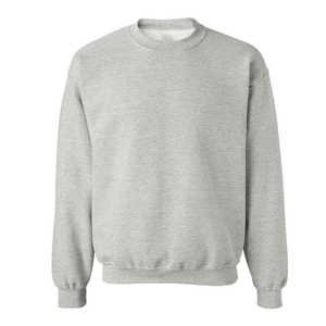 Oversized Crew Neck <b>Sweatshirt</b> Unisex Solid Color Regular Fit <b>Plain</b> Dyed Cotton French Terry Pullover Autumn Casual Wear - Product Image 5