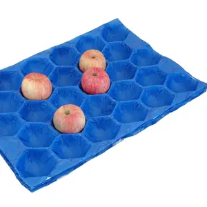 散装销售苹果纸盘23孔水果托盘内胆包装