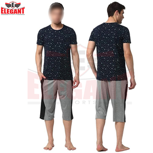 ชุดเซ็ตเสื้อยืดแขนสั้นและกางเกงขาสั้นแฟชั่นผู้ชายสำหรับใส่ลำลองในฤดูร้อน สวมใส่สบาย ดีไซน์ใหม่ล่าสุด - Product Image 5