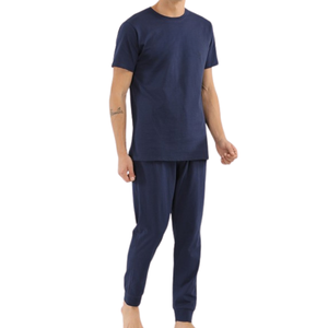 Shorts de pyjama pour hommes en coton, confortables, respirants, vêtements de nuit décontractés, fabricant OEM - Product Image 1