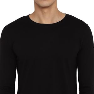 Camiseta Casual Transpirable de Manga Larga con Cuello Redondo y Diseño de Parches de Pana para Hombre, Corte Regular - Product Image 2