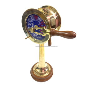 Télégraphe en métal sculpté à la main de 20 pouces, objet de collection nautique, thème maritime, impression personnalisée en laiton, décoration de bureau - Product Image 4