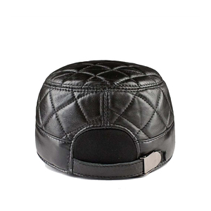 Jimieson Apparel High Quality <b>Baseball</b> <b>Caps</b> New Design PU Leather Custom Made Black Fitted Comfortable Sporty Breathable Adults - Product Image 4