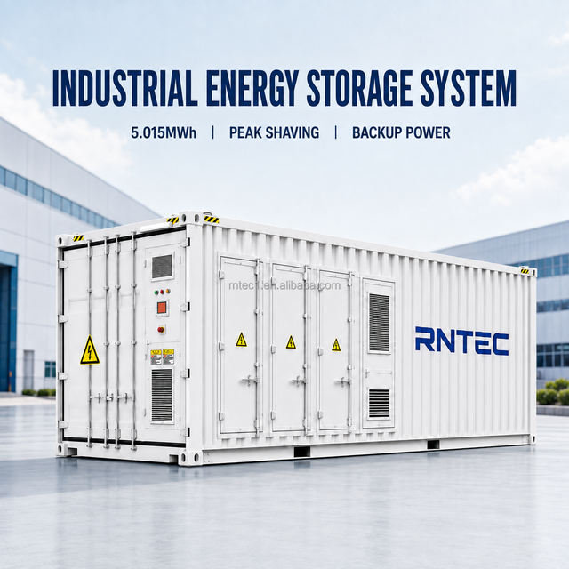 Industrial Utility Scale 5MWh Battery Storage Container IP55 LiFePO4 BESS for Peak Shaving and Grid Stabilization