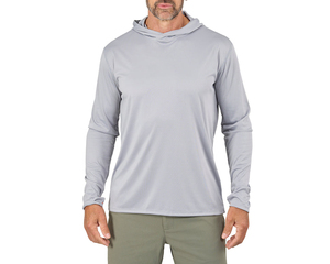 เสื้อตกปลาผู้ชายแบบใหม่ ดีไซน์ระบายอากาศ แห้งเร็ว น้ำหนักเบา แขนยาว มีฮู้ด - Product Image 1