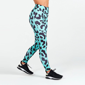 Leggings taille haute à imprimé léopard, longueur intégrale, extensibles, respirants, pantalons de sport pour femmes - Product Image 4