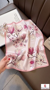 Écharpes en satin personnalisées en gros avec logo, promotion de la marque, cadeaux d'entreprise, fabricant OEM ODM, Nigéria, Ghana, Kenya, Congo - Product Image 2