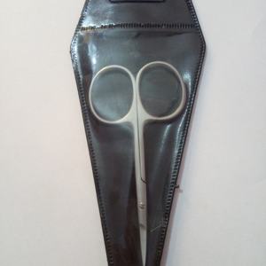 Ciseaux à cuticules de haute qualité, en acier inoxydable allemand, lame courbée tranchante, pour manucure et soins des ongles. - Product Image 4