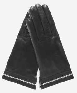 Leather <b>Touchscreen</b> <b>Gloves</b> Wrist Length Breathable Plain Style Thermal Warmth Casual Winter Use Unlined Black - Product Image 3