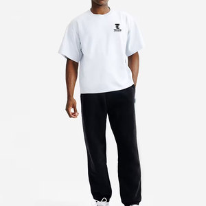 Camiseta de algodón 100% de alta calidad a precio de mayorista, corte ajustado, personalizada, informal para hombre, la más vendida - Product Image 1