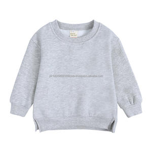 Sudaderas con capucha y sudaderas con logotipo personalizado para niños, Sudadera con cuello redondo, ropa de algodón para niños - Product Image 2