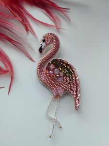 Broche Bordado a Mano con Cuentas, Pin de Solapa Floral de Lujo para Mujer, Accesorios de Moda para Ropa - Product Image 6