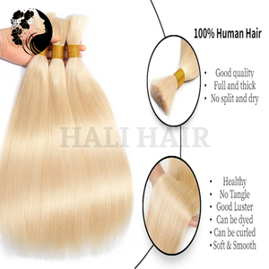 Extensiones humanas alineadas de cutícula recta vietnamita 100% a granel de alta calidad teñidas suave sedoso Super doble dibujado - Product Image 4