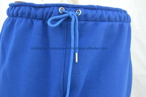 Royal Blue <strong>Womens</strong> <strong>Cuffed</strong> Sweat Joggers Regular Fit Brushed Fleece 100% Cotton Elastic Waist <strong>Cargo</strong> Pants Summer - Product Image 3