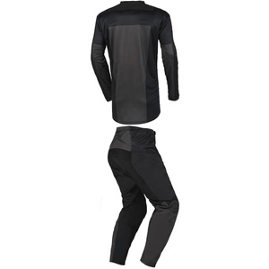 Combinaison de motocross personnalisable, équipement de course MX avec marquage personnalisé, tissu résistant pour la conduite tout-terrain, options de personnalisation complètes - Product Image 2