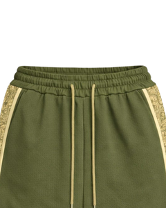 Pantalones Cortos de Baloncesto para Hombre en Verde Oliva y Caqui, Transpirables, de Secado Rápido, para Deportes, Gimnasio, Entrenamiento, Correr, Fabricante OEM Personalizado - Product Image 4