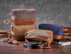 Wholesale Personalized Custom Dopp Kit Organizer Travel Men Shaving Genuine Leather Cosmetic Bag Toiletry Bag for Adult - Product Image 5