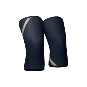 Genouillère en néoprène et nylon 5-7 mm, robuste, pour haltérophilie, squats, powerlifting, entraînement en salle de sport, cross-training - Product Image 1