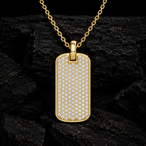 จี้เพชรทรงกลมเพาะเลี้ยงในห้องปฏิบัติการ เงินแท้ 925 ทองคำแท้ 14K 18K  แบบฝังเพชร  DEF VVS สร้อยคอหรูหรา สวมใส่ได้ทุกวัน ขายส่ง - Product Image 1