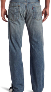 Jeans de Mezclilla de Pierna Recta, Peso Medio, Lavado a la Piedra, Corte Regular, Casuales para Hombre, Tela de Algodón para Otoño - Product Image 5
