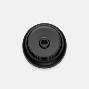 Antique Round Bronze Brass backplate Furniture Hardware Knob Traditional Design Durable Drawer Dresser for Storage and Closet - Product Image 2