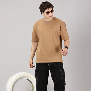 Camiseta Formal de Hombre de Alta Calidad, 180 Gramos, Tejido Sólido, Talla Grande, con Impresión Digital Personalizada, 100% Algodón - Product Image 1