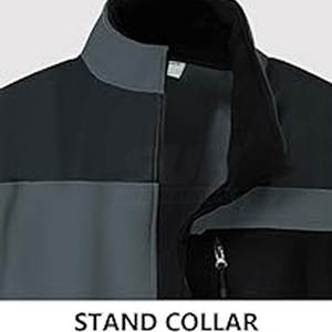 Veste polaire pour homme à étiquette privée, respirante et imperméable, col montant, logo sur le devant, veste d'hiver pour l'extérieur, meilleur prix - Product Image 3