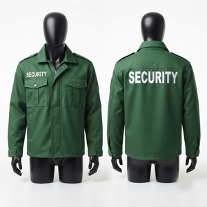 เสื้อแจ็คเก็ตหนังถักผสมโพลีคอตตอนพรีเมียม 240 GSM สีเขียวป่า  แบบมีฮู้ด  ลายนูน  ผลิตตามสั่ง  OEM  กันน้ำ ระบายอากาศได้ดี - Product Image 1