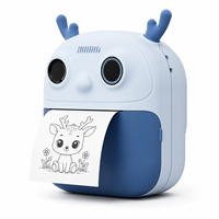 P20 Max KI-Sprach-Bildgenerator für Kinder Mini Thermodrucker 203dpi für 2,4 Zoll Bildschirm App Tintenloser Aufkleber-Drucker auf Lager
