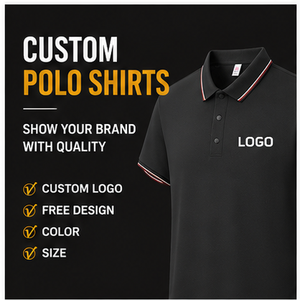 Golf for Shirt Men | Moisture Wicking Breathable Knitted 100% Cotton for Shirt | <b>Athletic</b> Casual Wear Pocket Custom Logo - Product Image 2
