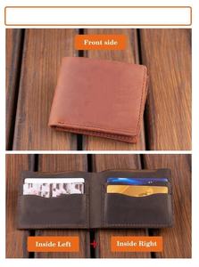 Genuine Leather <b>Wireless</b> <b>Charging</b> Short Travel Wallet with Power Bank Phone Holder <b>Case</b> Cover Purse Anniversary - Product Image 5