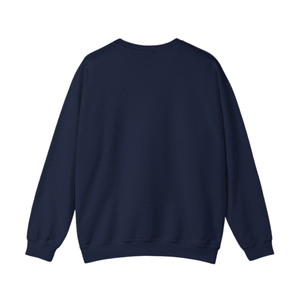 Sudadera Azul Marino con Cuello Redondo Blanco y Azul, Sudadera con Gráfico Bordado, Sudadera de Manga Larga de Forro Polar, Ropa Casual Unisex de Moda - Product Image 3