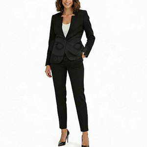 Ladies Elegant Office Pant Suit Modern <b>Blazer</b> Trouser Matching <b>Set</b> Professional Business Clothing - Product Image 3