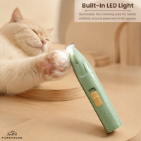 Tondeuse à poils pour animaux de compagnie LED Precision Paw & Detail