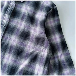 Camisa de Franela OEM 100% Algodón, Estilo Leñador, con Dobladillo sin Rematar, Diseño Desgastado, Resistente, para Exteriores, Personalizable y Ecológica - Product Image 6