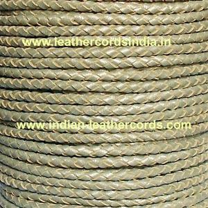 Dernier cri de haute qualité 3mm 4 plis cordon rond en cuir tressé pour bricolage bijoux artisanaux et autres accessoires au prix de vente complet - Product Image 4