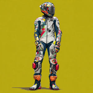 Traje de Motociclismo de Cuero de Alta Calidad, Personalizable, Impermeable, Ignífugo, para Verano/Invierno, Tallas Grandes, para Hombres Corpulentos - Product Image 4