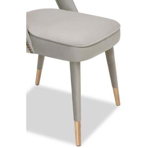 Silla de Comedor Moderna Tapizada con Patas de Metal para Restaurante, Hotel, Cafetería y Comedor - Product Image 3
