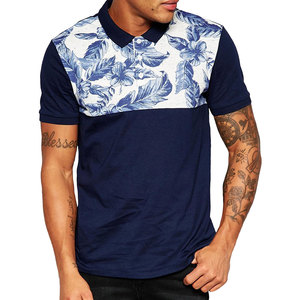 Polo de manga corta para hombre, diseño premium de última generación, con bloques de color en el pecho, cuello camisero, precio al por mayor razonable. - Product Image 5