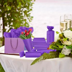 100 Fogli di Carta Velina Viola 14 X 20 Pollici, Confezione Grande per Matrimoni, Compleanni, Progetti Fai-da-Te, Confezioni Regalo, Decorazioni e Lavori Artigianali - Product Image 2
