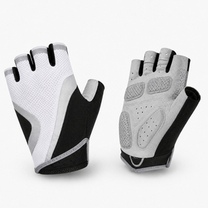Gants de cyclisme demi-doigts à séchage rapide en maille, fournisseur OEM ODM, logo personnalisé, fabrication en gros pour marques mondiales - Product Image 5