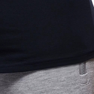 Camiseta sin mangas con cuello redondo para hombre, de color sólido, tejida, transpirable, informal, de poliéster. - Product Image 6