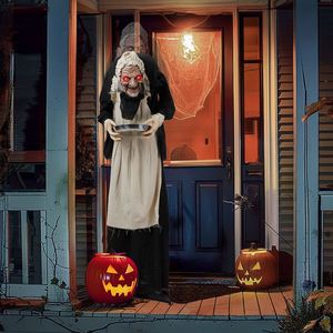 Decorazione di Halloween da 1,5 m, Figurina di Cameriera in Piedi, Ornamento di Alta Qualità - Product Image 4
