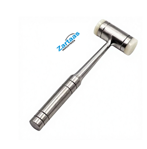 Martillo Ortopédico de Acero Inoxidable de Alta Calidad, Martillo de Doble Cabeza con Cabeza de Goma y Nailon, 25 cm, Instrumentos Quirúrgicos - Product Image 6