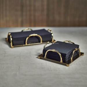 Metal Napkin Holder with Flower Design Modern <b>Table</b> Decor for Home and <b>Kitchen</b> Indian Handicrafts Exporter - Product Image 2